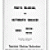 Barton Automatic Washer Parts Manual
