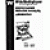 1986 White-Westinghouse Dishwasher Service Manual